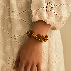 Resin Link Chain Bracelets for Women&nbsp;FS-WG76DA2-02