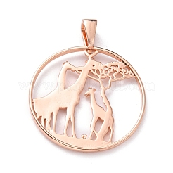 Brass Pendants&nbsp;KK-H758-01RG