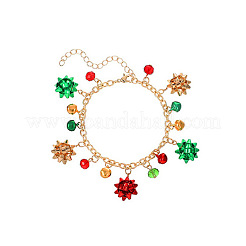 Christmas Alloy Rolo Chain Charm Bracelets&nbsp;WGBF40A-02
