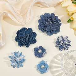 6Pcs 6 Styles Cloth Ornament Accessories&nbsp;DIY-CY0003-19