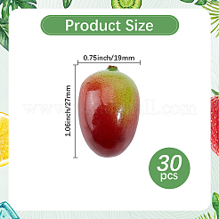 Foam Chinese Olive Display Decoration&nbsp;DJEW-GF0001-90A