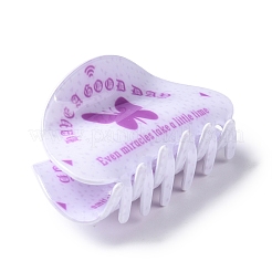 Butterfly Pattern PVC Claw Hair Clips&nbsp;LS-PHAR-M013-02A