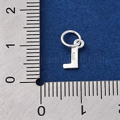 925 Sterling Silver Letter Charms&nbsp;LS-STER-C012-01S-L