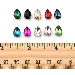 80Pcs 10 Colors Sew on Rhinestone&nbsp;RGLA-FS0001-17