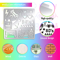 Stainless Steel Cutting Dies Stencils&nbsp;DIY-WH0279-128