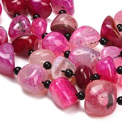 Natural Dragon Veins Agate Beads Strands&nbsp;GG-L001-I01-01B