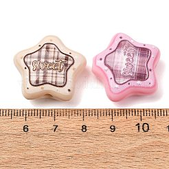 Printed Opaque Acrylic Beads&nbsp;AC-CBAC57E-01