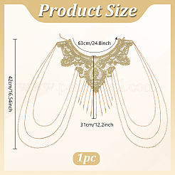 Iron Shoulder Bra Body Chain&nbsp;AJEW-WH0038-80G
