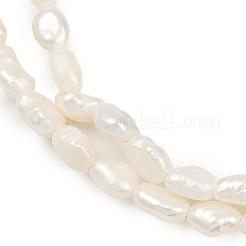 Natural Cultured Freshwater Pearl Beads Strands&nbsp;PEAR-P064-20E-01A