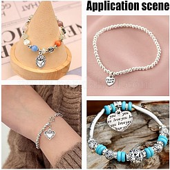 150Pcs 15 Styles Tibetan Style Alloy Charms&nbsp;FIND-AR0004-94
