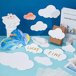 50Pcs 4 Styles Cloud Shape Craft Card Paper&nbsp;DIY-OC0014-61