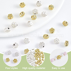 4 Styles Rack Plating Alloy Beads&nbsp;FIND-PH0022-64
