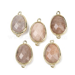 Natural & Synthetic Mixed Gemstone Faceted Connector Charms&nbsp;G-K347-11G