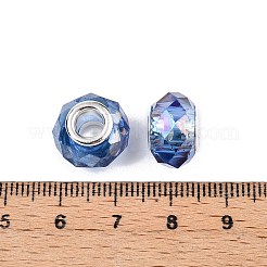 Transparent Glass European Beads&nbsp;GPDL-N004-D14mm-A13