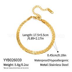 304 Stainless Steel Chain Bracelets for Women&nbsp;WT4400-2