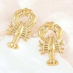 304 Stainless Steel Stud Earrings for Women&nbsp;SA-B001-02G-A