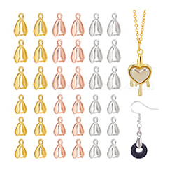 6 Styles Brass Ice Pick Pinch Bails&nbsp;KK-PH0011-03