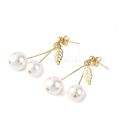 Shell Pearl Dangle Earrings&nbsp;EJEW-TA00819