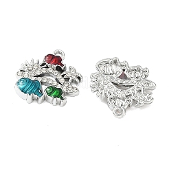 Alloy Rhinestone Pendants&nbsp;FIND-C087-10P