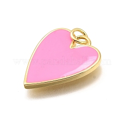Brass Enamel Pendants&nbsp;KK-K401-14G-03