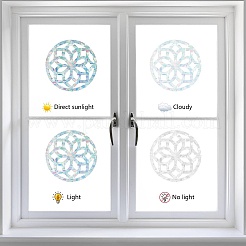 Waterproof PVC Colored Laser Stained Window Film Static Stickers&nbsp;DIY-WH0314-106