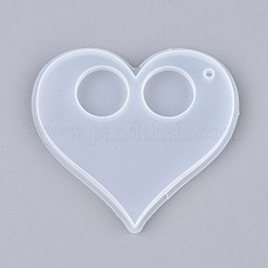 Heart Keychain Silicone Molds&nbsp;X-DIY-I036-24