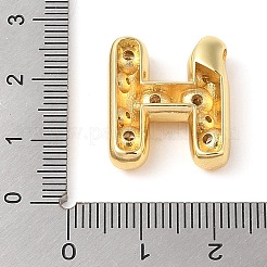 Brass Micro Pave Clear Cubic Zirconia Pendant&nbsp;KK-Z046-01G-H