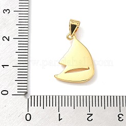 Brass Enamel Pendants&nbsp;KK-H534-04G-01