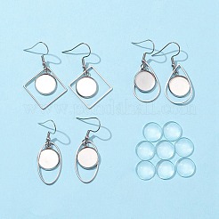 DIY Geometry Dangle Earrings Making Kit&nbsp;DIY-FS0002-82