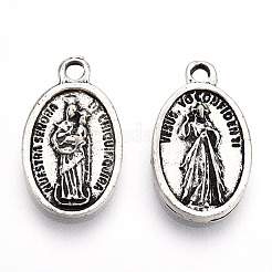 Tibetan Style Alloy Pendants&nbsp;PALLOY-T075-179A-AS