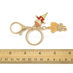 3Pcs Alloy Enamel Keychains&nbsp;KEYC-FS00042-01