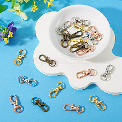 20Pcs 4 Colors Alloy Swivel Lobster Claw Clasps&nbsp;IFIN-TA0001-73