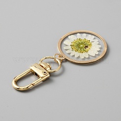 Epoxy Resin Pendant Decorations&nbsp;KEYC-WH0027-92C