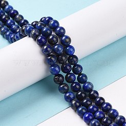 Natural Lapis Lazuli Bead Strands&nbsp;G-G953-03-6mm