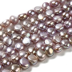 Natural Cultured Freshwater Pearl Beads Strands&nbsp;PEAR-E017-38B