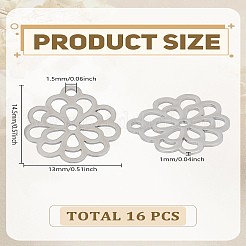 16Pcs 304 Stainless Steel Charms&nbsp;STAS-LP0003-27