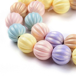 Spray Painted Resin Beads Strands&nbsp;X-RESI-N027-05B