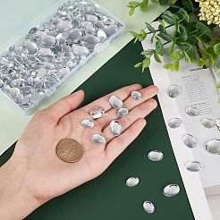 5 Sizes Transparent Acrylic Cabochons&nbsp;TACR-NB0001-24