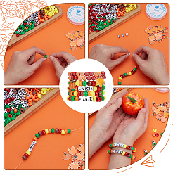DIY Alloy Enamel & Plastic Beads Bracelets Making Kits&nbsp;DIY-AR0004-32