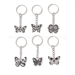 6Pcs Halloween Alloy Enamel Keychian&nbsp;KEYC-JKC01409