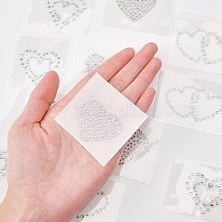 Glitter Hotfix Rhinestone(Hot Melt Adhesive On The Back)&nbsp;DIY-FG0001-45