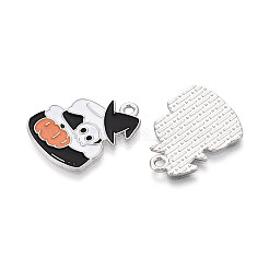 Halloween Theme Alloy and Enamel Pendants&nbsp;ENAM-T021-31E-01P