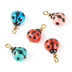 5Pcs Handmade Porcelain Pendants&nbsp;PALLOY-TAC0293