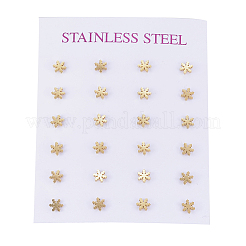 304 Stainless Steel Ear Studs&nbsp;LS-EJEW-E225-01G