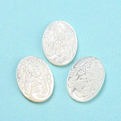 Religion Natural Sea Shell Cabochons&nbsp;SHEL-D079-24
