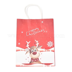 Christmas Theme Kraft Paper Bags&nbsp;ABAG-H104-D02