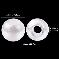 ABS Plastic Imitation Pearl Beads&nbsp;KY-KY0001-51
