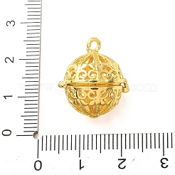 Brass Cage Pendants&nbsp;KK-CBA8ACD-04G