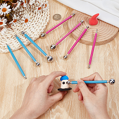 8Pcs 2 Colors DIY Stainless Steel Sculpture Tools&nbsp;AJEW-BC0008-93