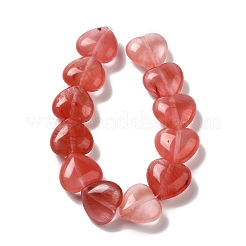 Cherry Quartz Glass Beads Strands&nbsp;G-K335-01G